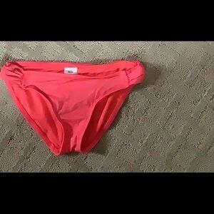 Coral bikini bottom